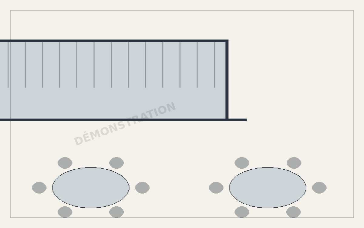 Configuration repas dansant